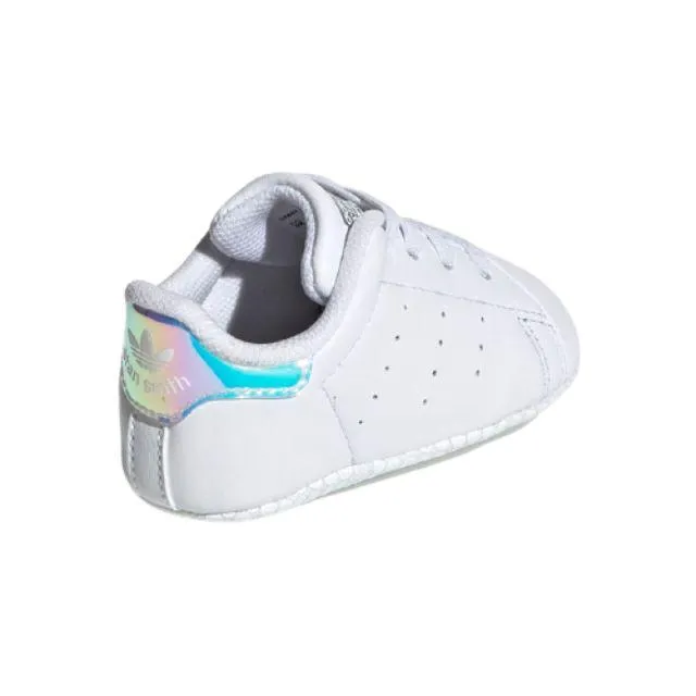 Adidas Stan Smith Crib Crib-Girls Originals Shoes White/Silver Cg6543