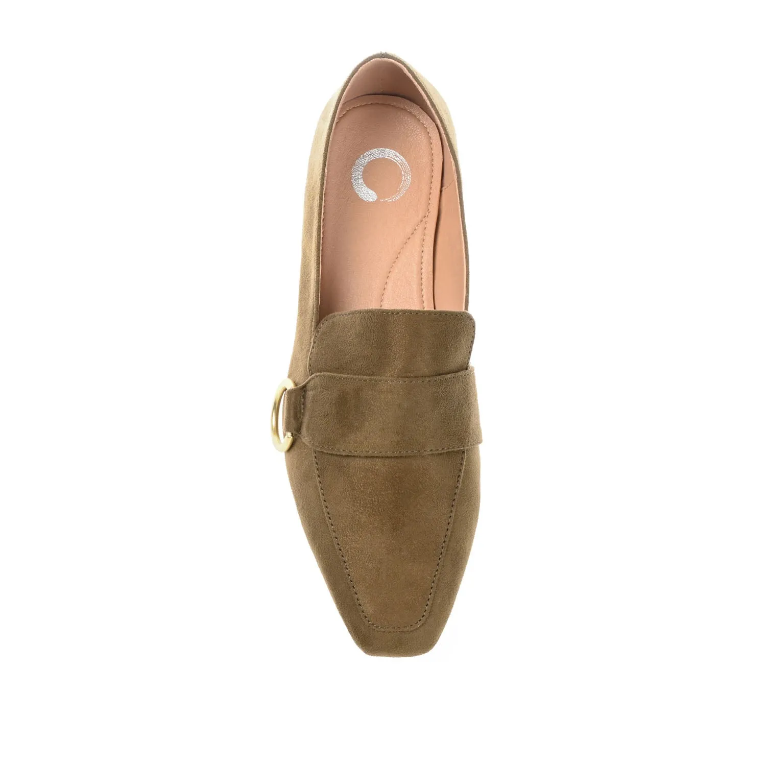 BENNTLY SQUARE TOE LOAFER IN FAUX SUEDE