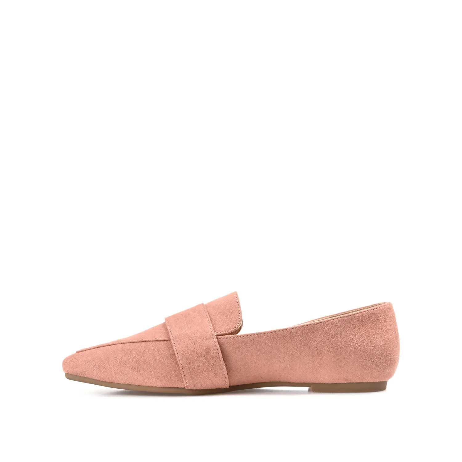 BENNTLY SQUARE TOE LOAFER IN FAUX SUEDE