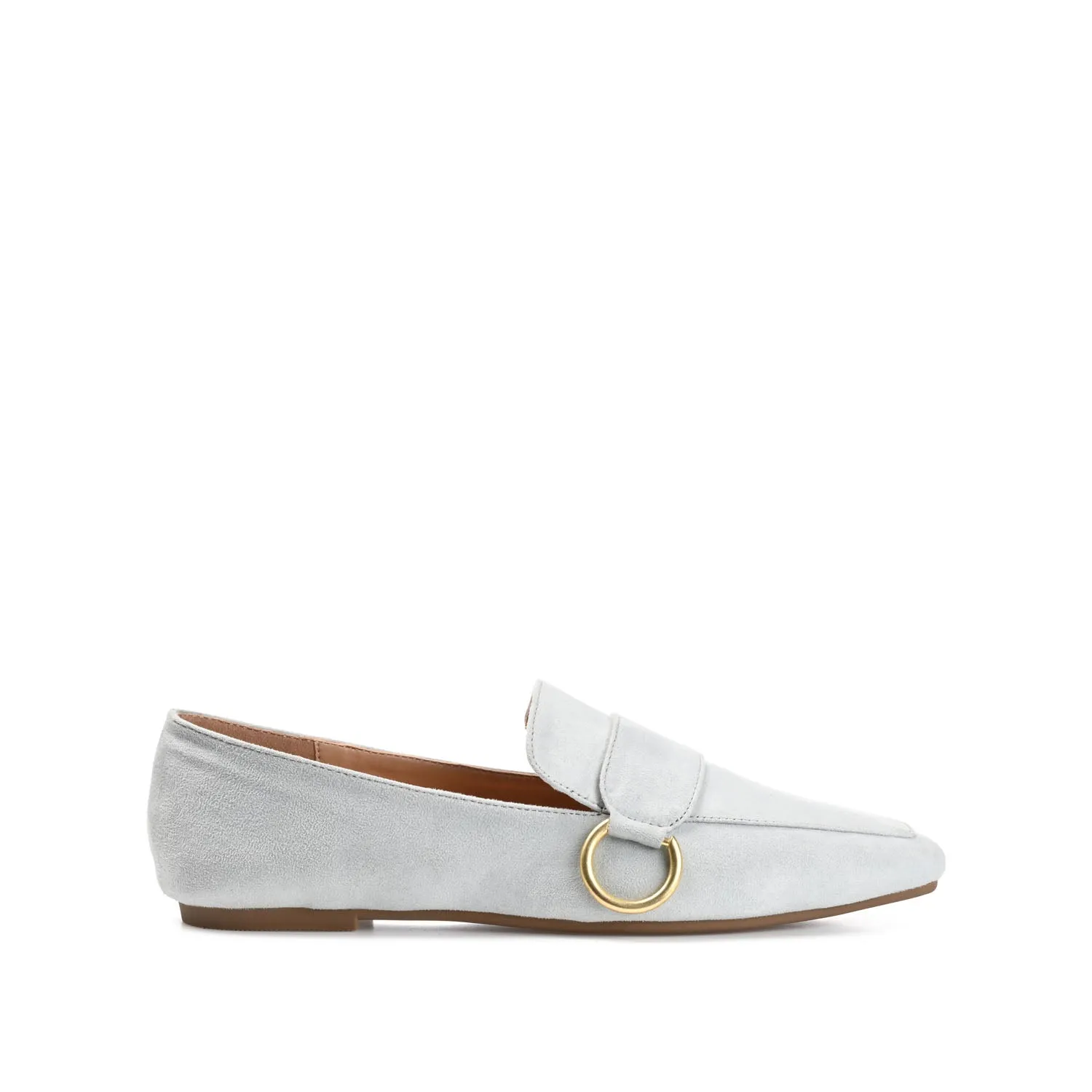 BENNTLY SQUARE TOE LOAFER IN FAUX SUEDE