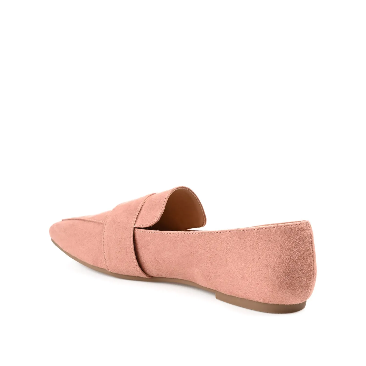 BENNTLY SQUARE TOE LOAFER IN FAUX SUEDE