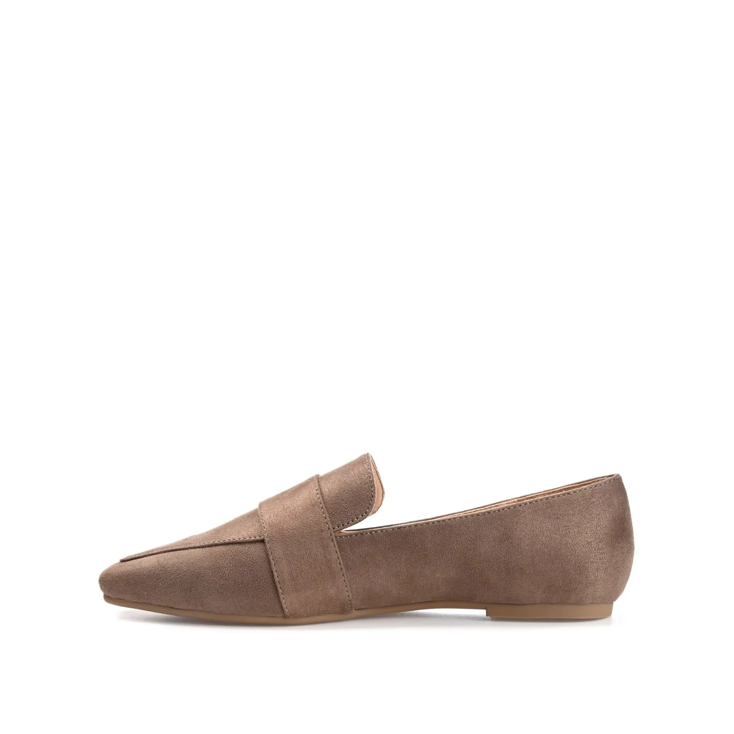 BENNTLY SQUARE TOE LOAFER IN FAUX SUEDE