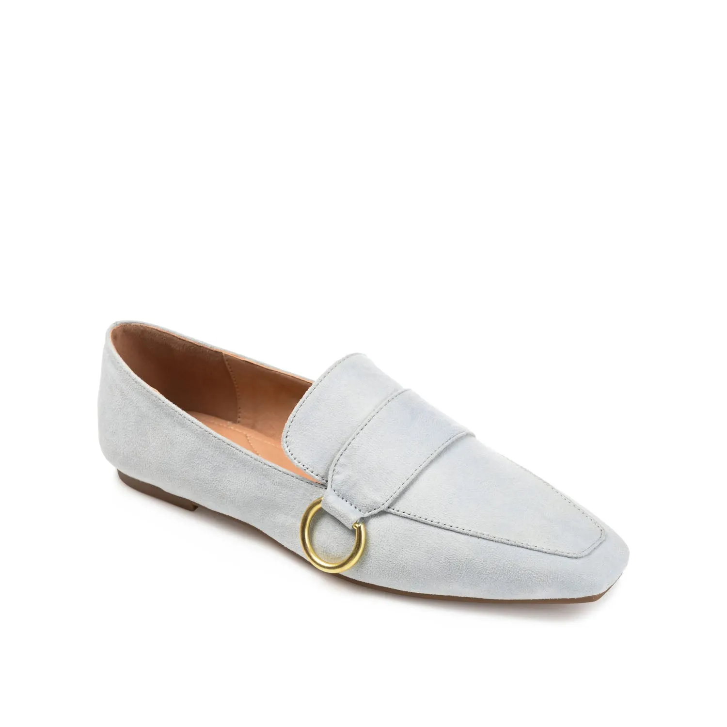 BENNTLY SQUARE TOE LOAFER IN FAUX SUEDE