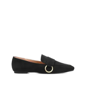 BENNTLY SQUARE TOE LOAFER IN FAUX SUEDE