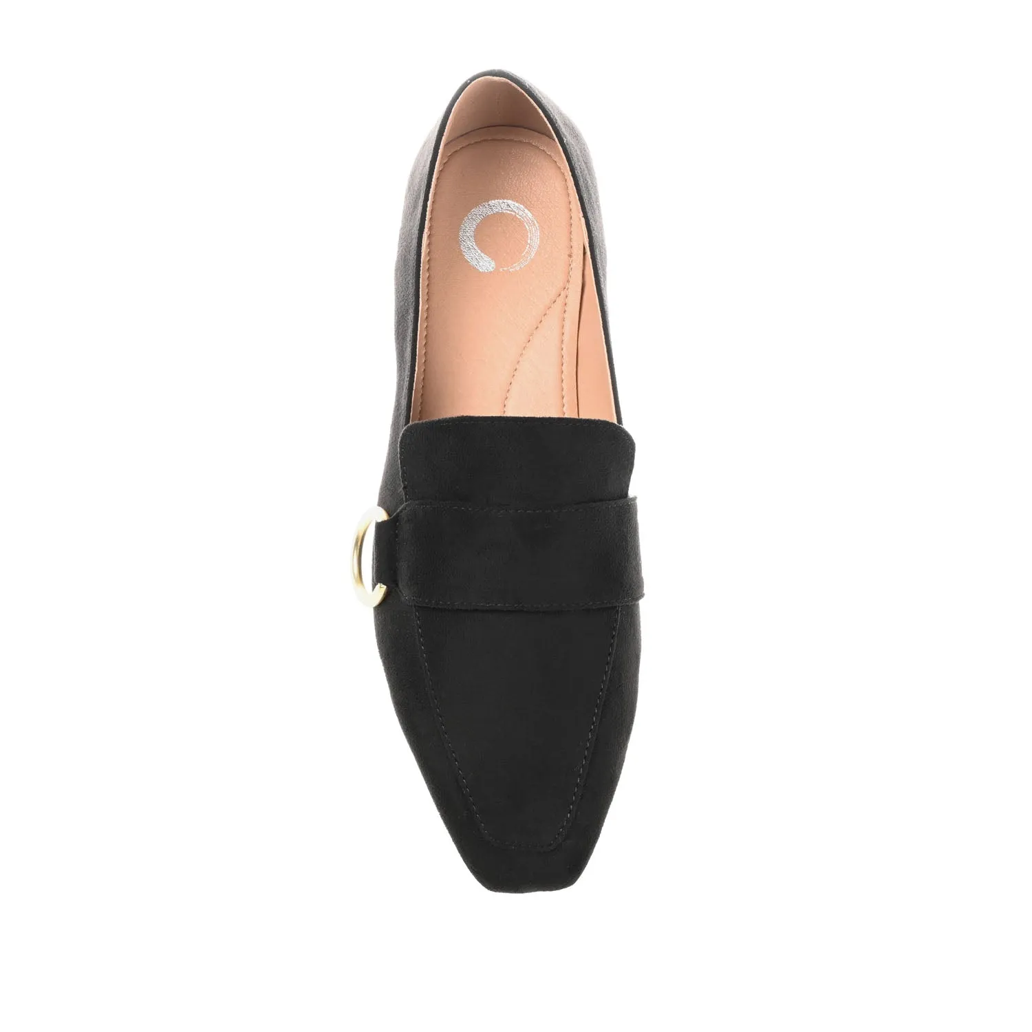 BENNTLY SQUARE TOE LOAFER IN FAUX SUEDE