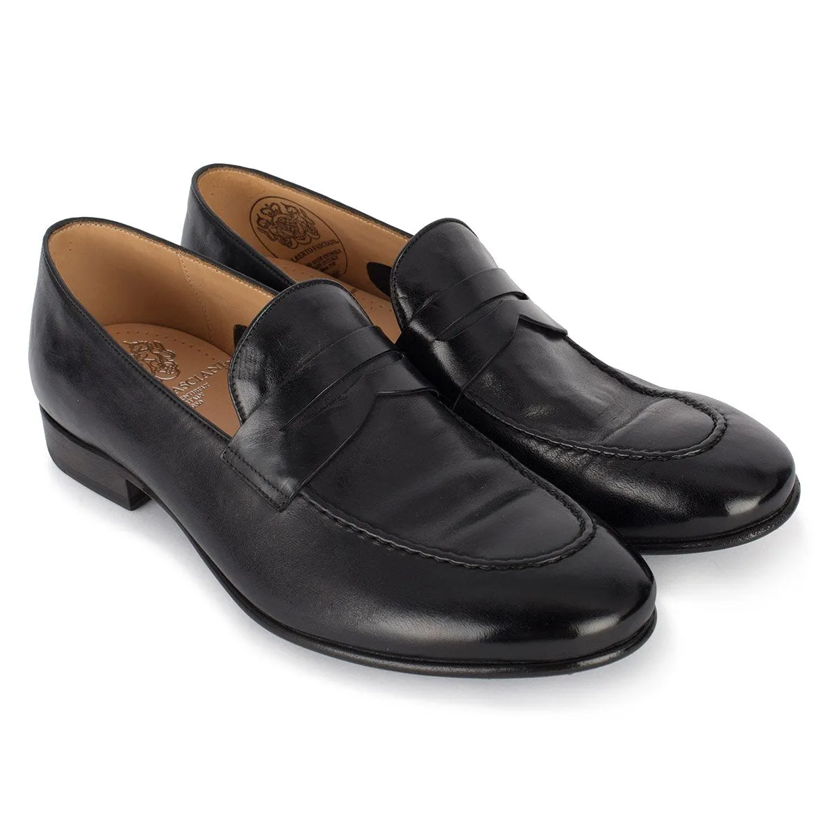 BRIAN 61011<br>Black horse loafers