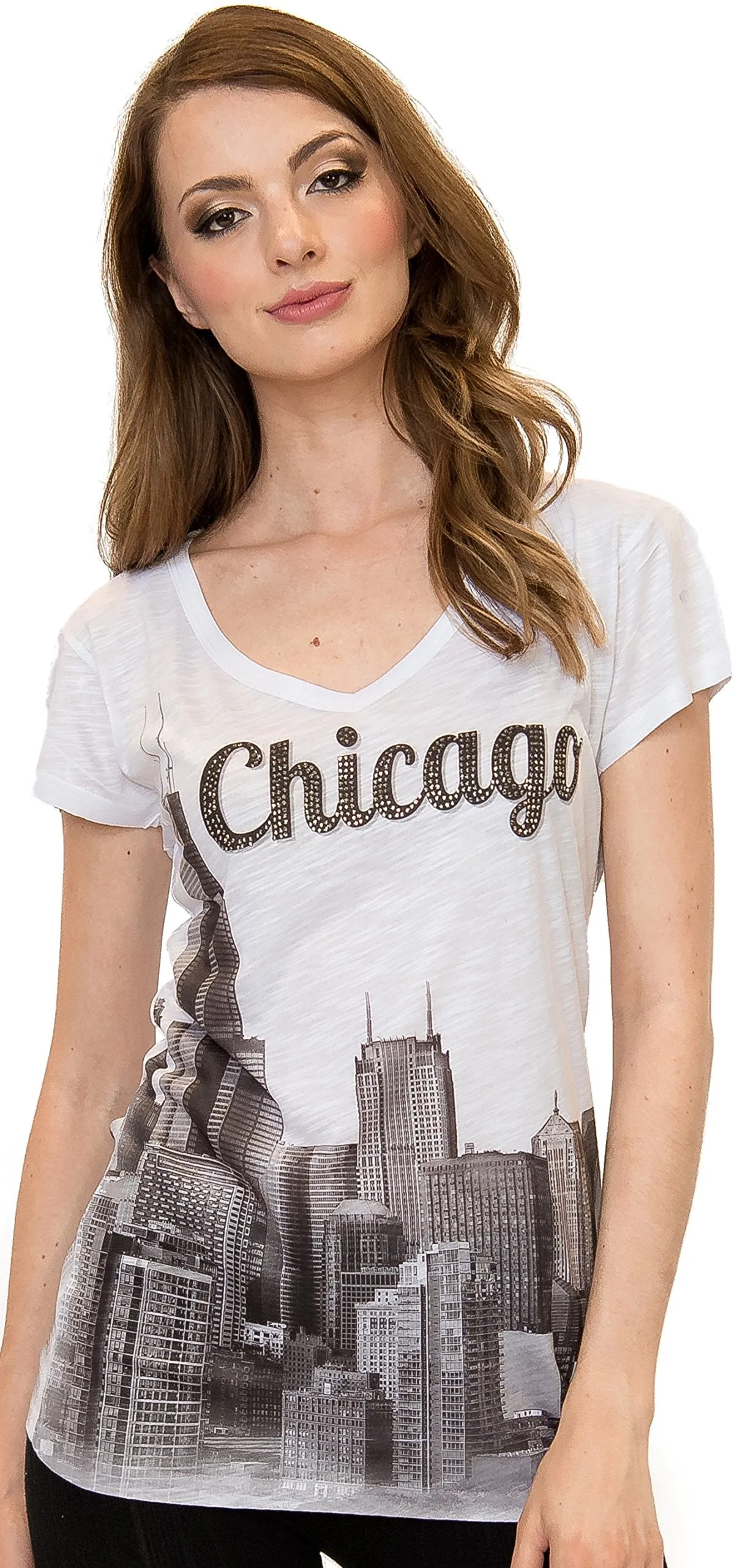 Chicago V-Neck T-Shirt