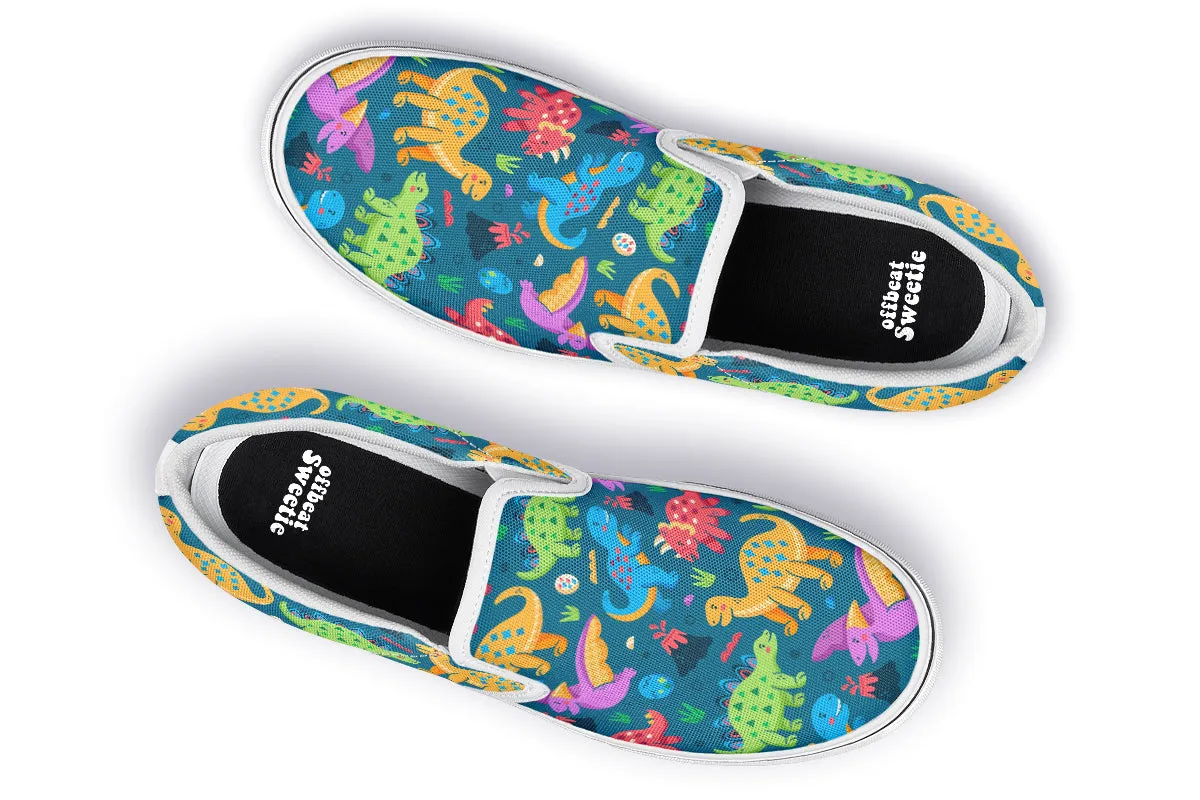 Dinosaur Friends Slip Ons