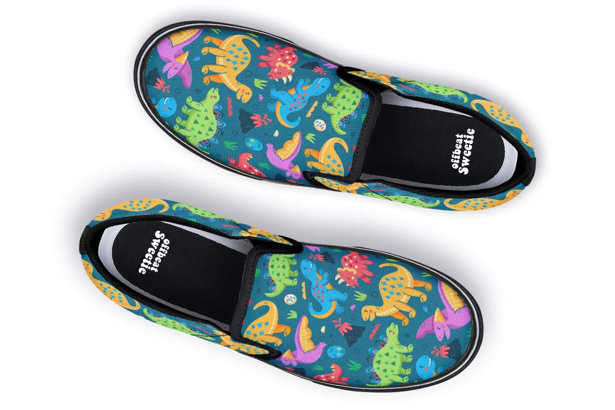 Dinosaur Friends Slip Ons