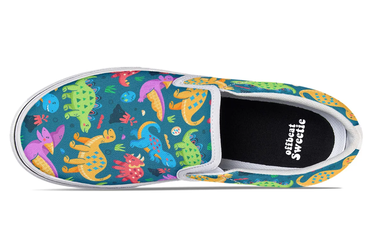 Dinosaur Friends Slip Ons