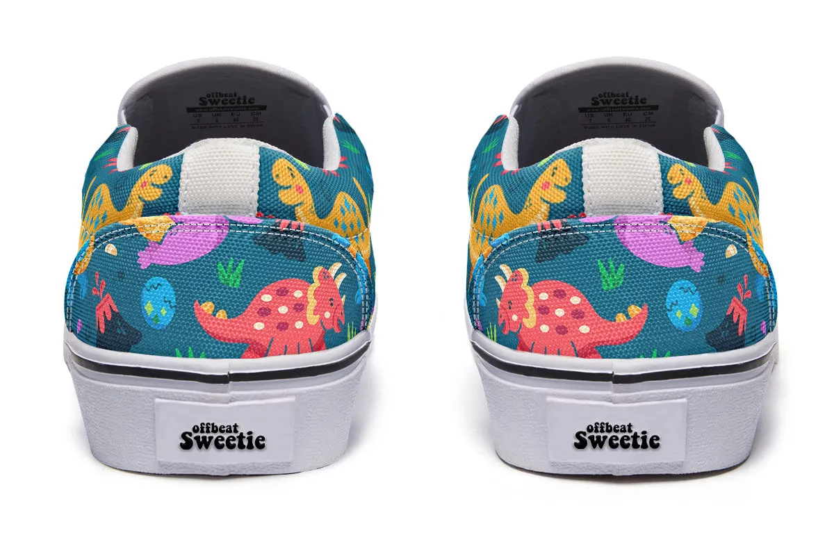 Dinosaur Friends Slip Ons