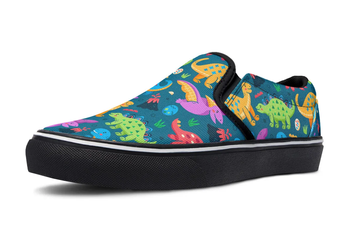 Dinosaur Friends Slip Ons