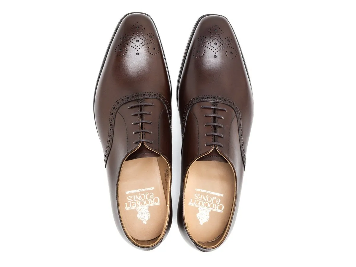 Edgware Dark Brown Burnished Calf