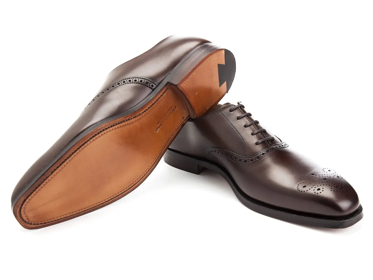 Edgware Dark Brown Burnished Calf