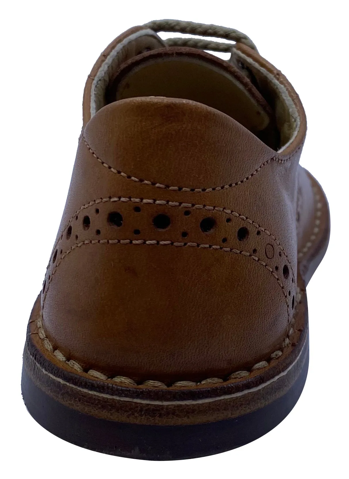 Eureka Boy's and Girl's Box Naturale Handcrafted Leather Oxford