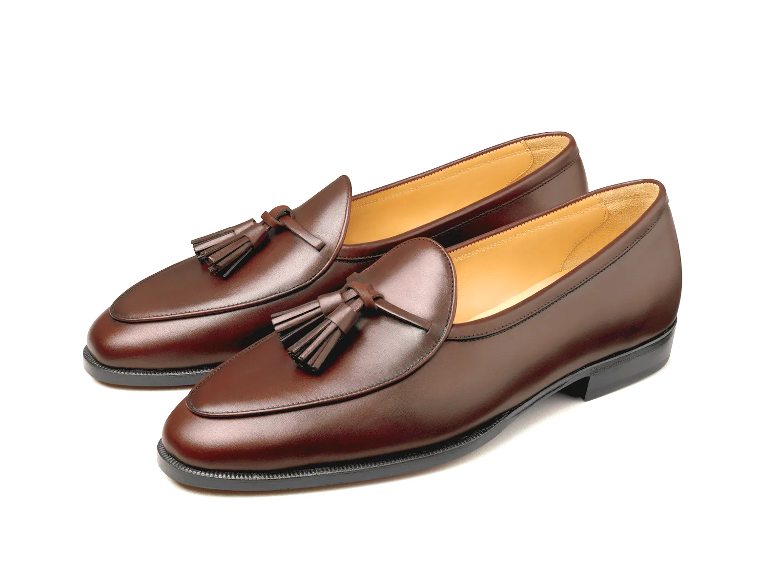 Grand Conti Tassel Loafers in Tawny Noble Calf