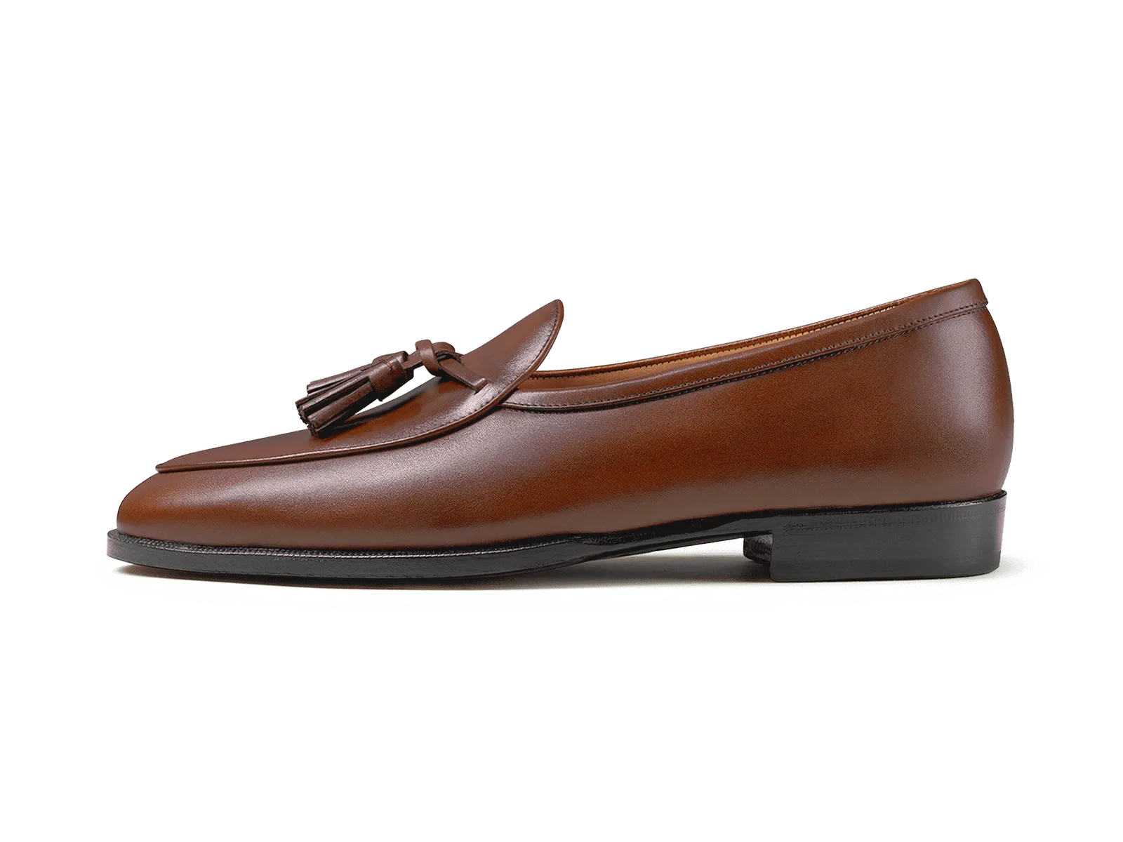 Grand Conti Tassel Loafers in Tawny Noble Calf