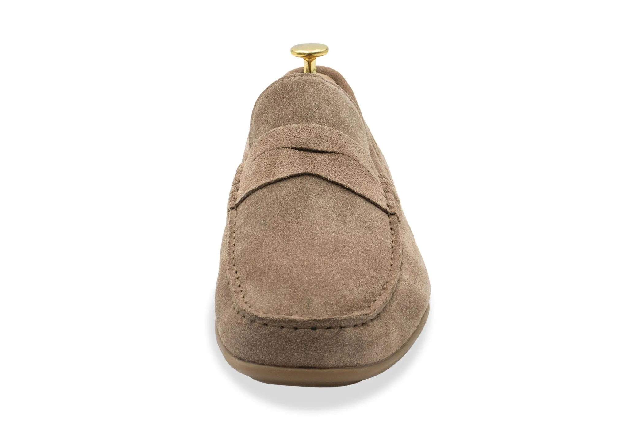 Gregores Sand Suede Penny Moccasins