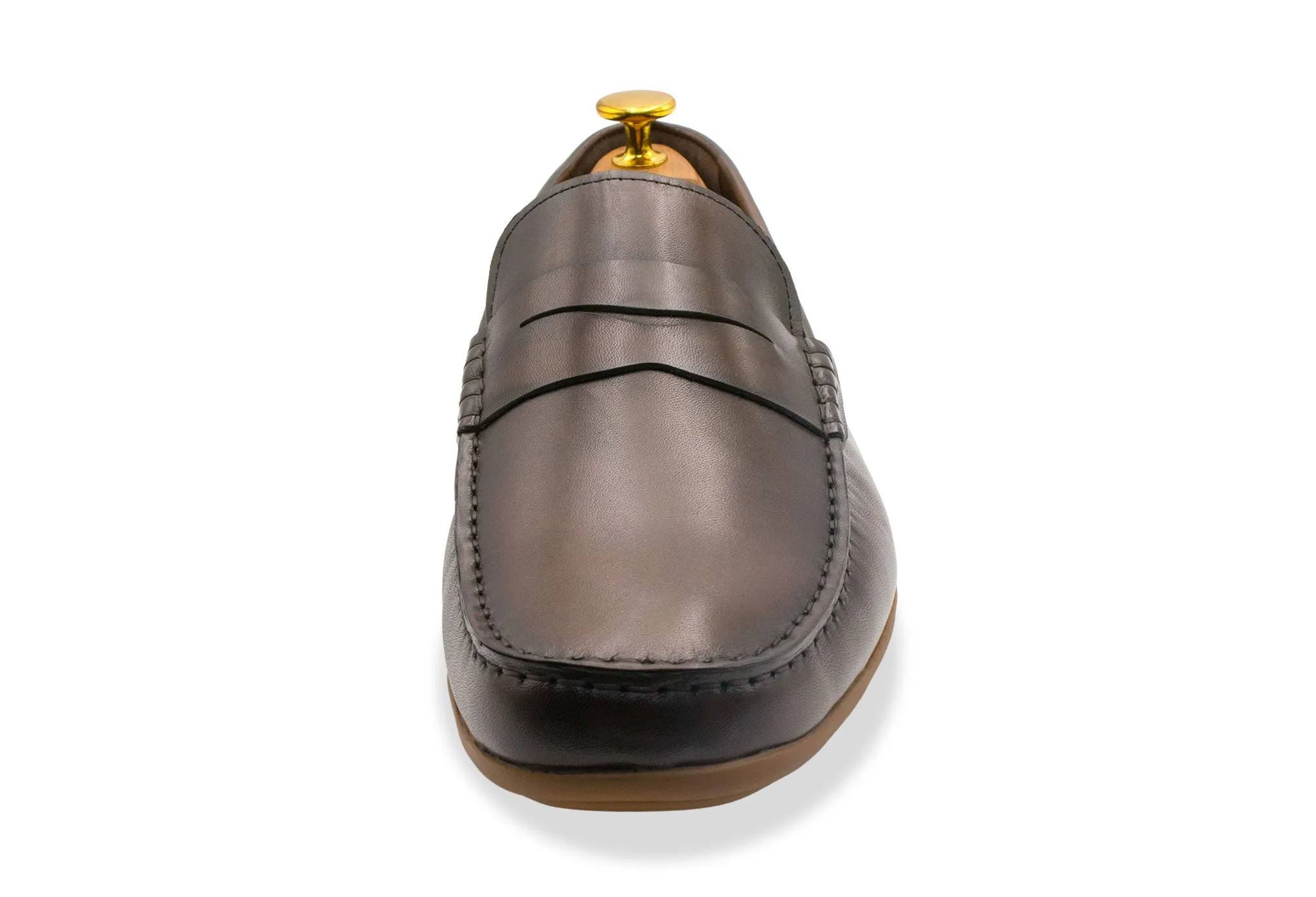 Gregores Walnut Penny Moccasins