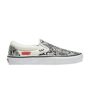 Hockey x Vans Slip-ons, white