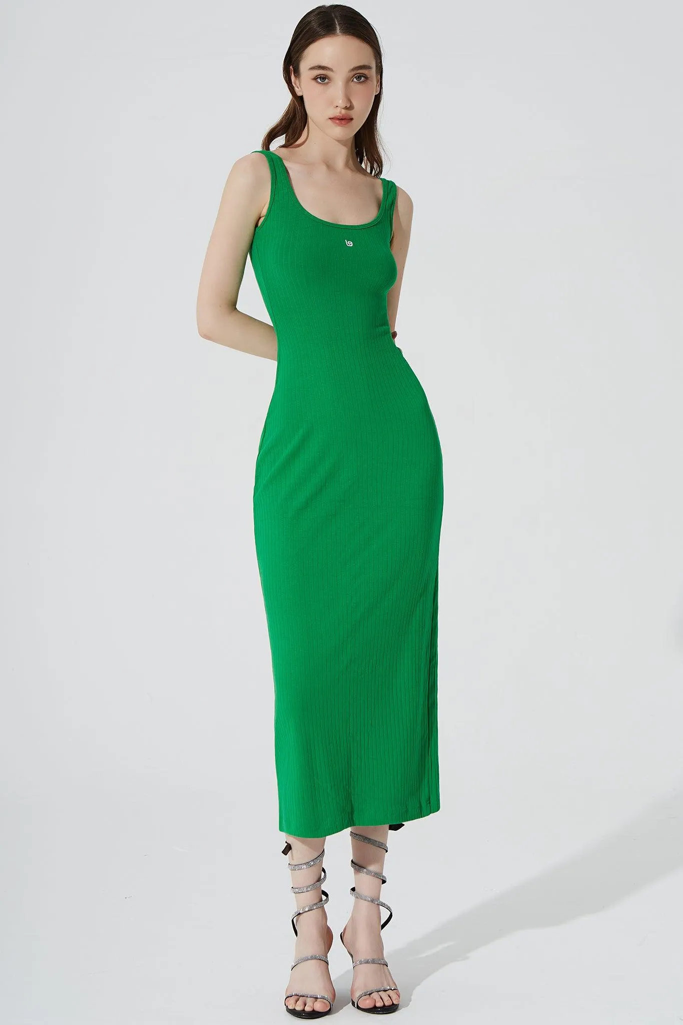 Kyan Midi Dress - Fern Green