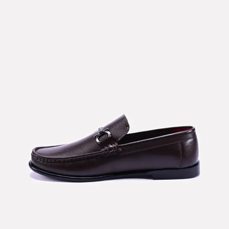 Legend Brown Formal Horsebit Loafers 0130816