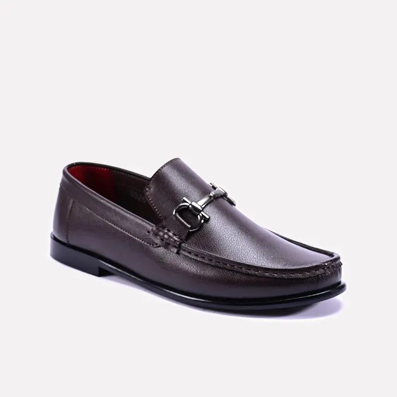 Legend Brown Formal Horsebit Loafers 0130816