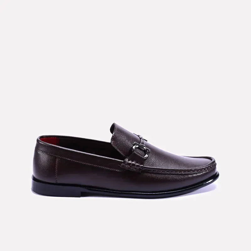 Legend Brown Formal Horsebit Loafers 0130816