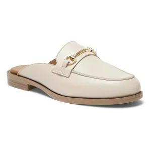 Lena Loafer in Ivory Leather