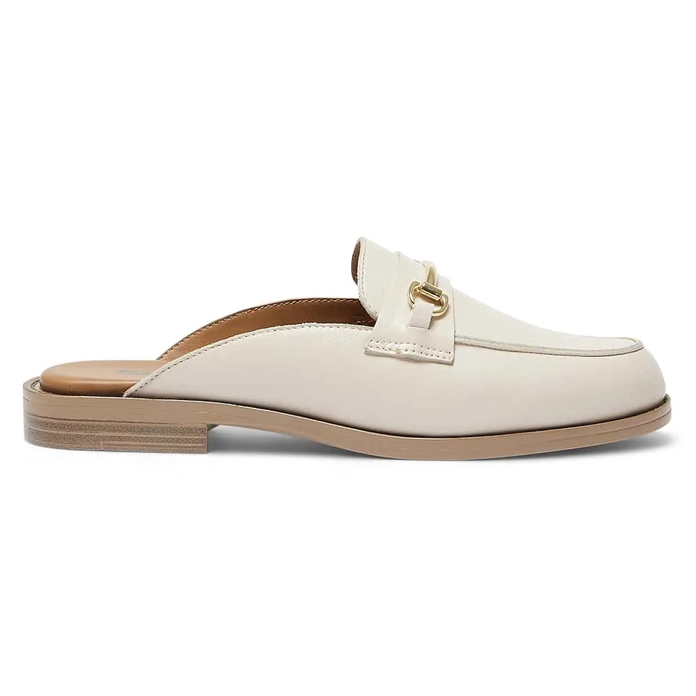 Lena Loafer in Ivory Leather