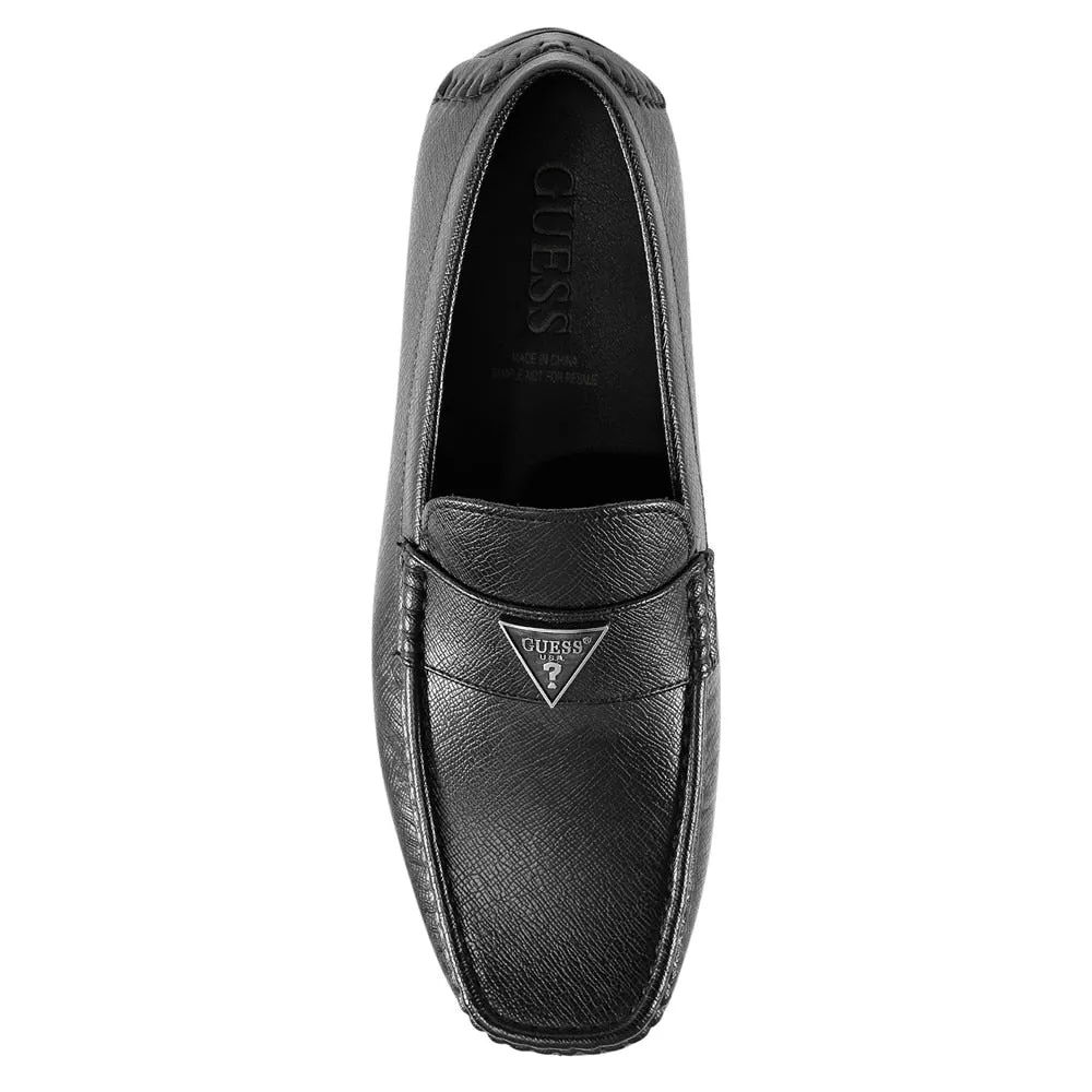 Men's Alai Moc Toe Guess Loafers, black