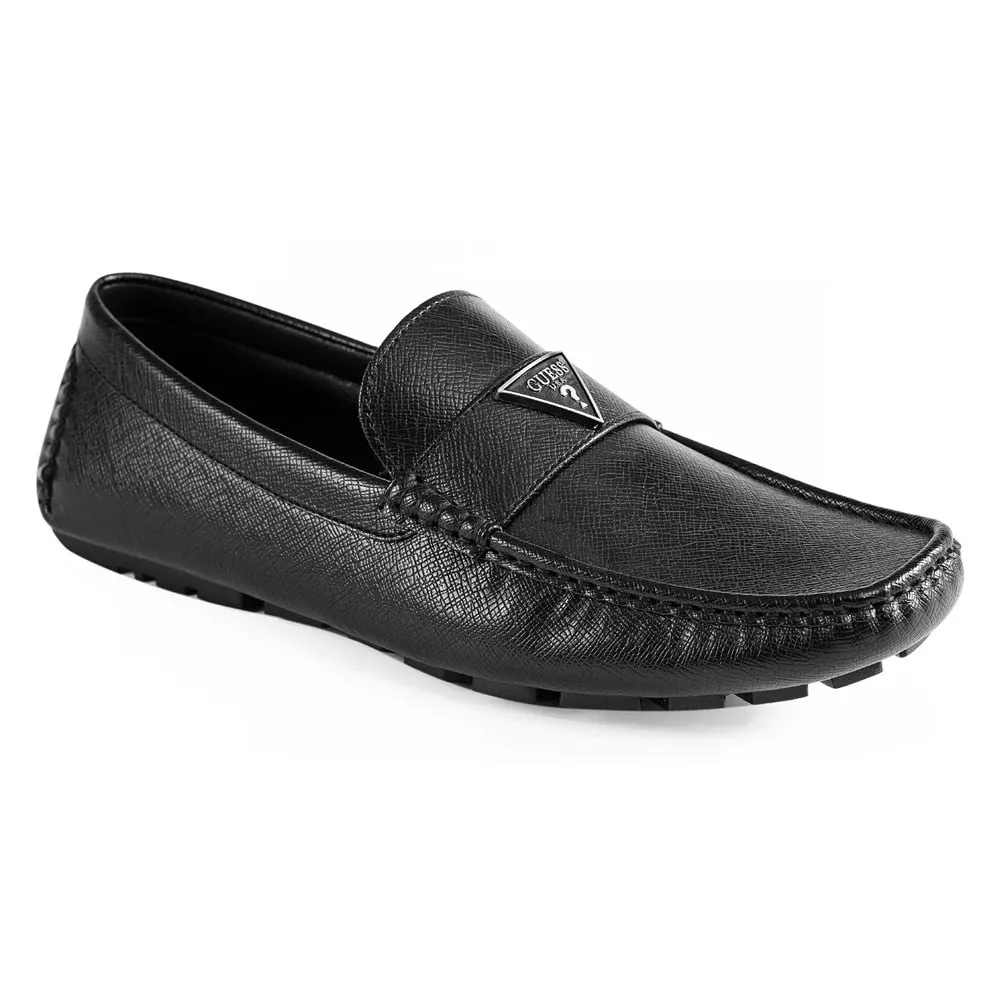 Men's Alai Moc Toe Guess Loafers, black