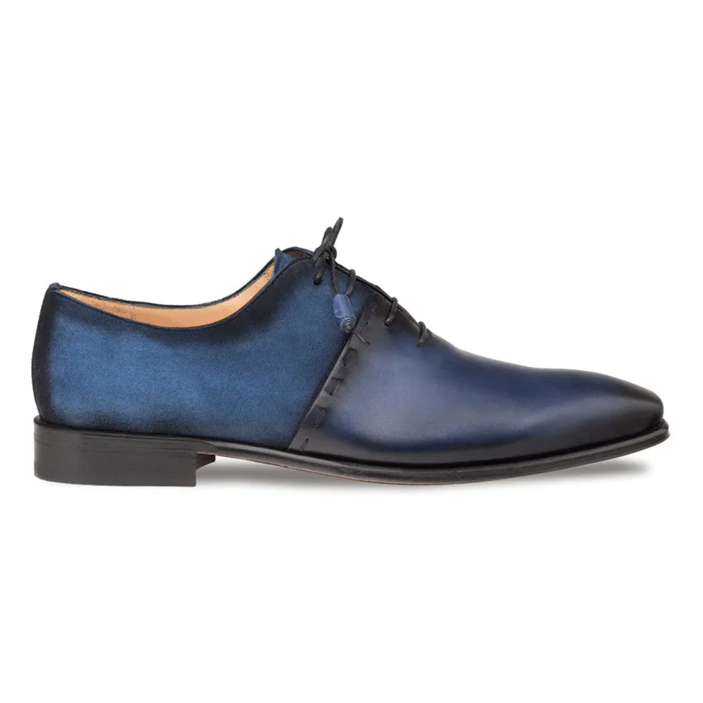 Mezlan Colomer Navy/Cobalt Calf/Suede Oxford Shoes