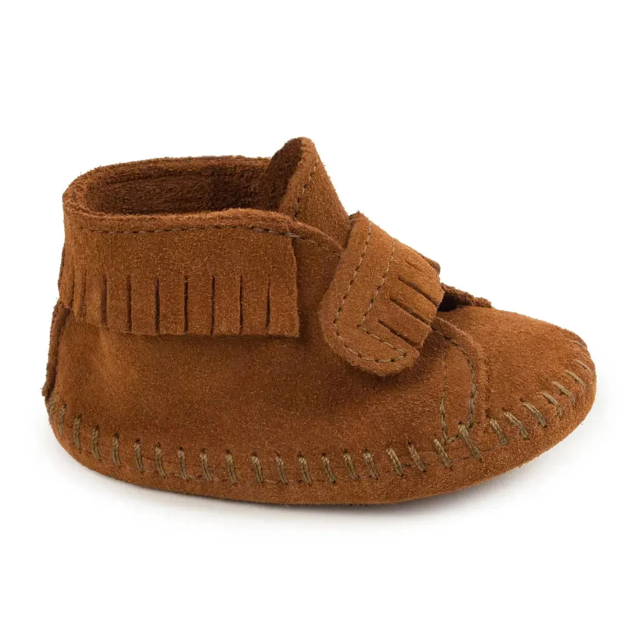 Minnetonka VELCRO Front Strap Bootie - Infants Moccasins