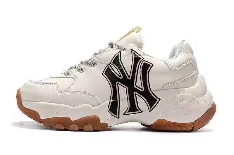 MLB Big Ball Chunky NY Yankees Milk Sneakers