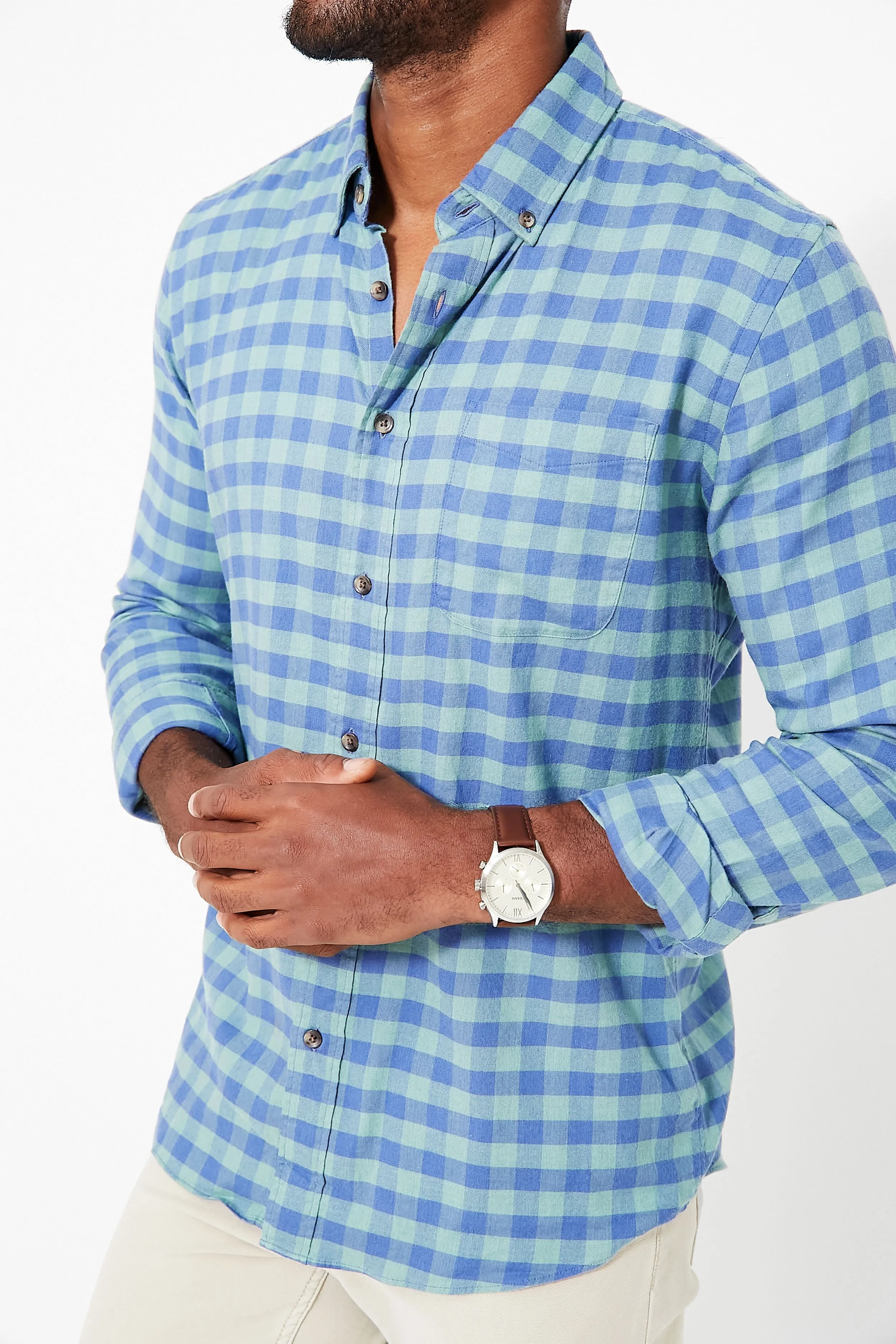 Moss Cove Gingham All Time Shirt