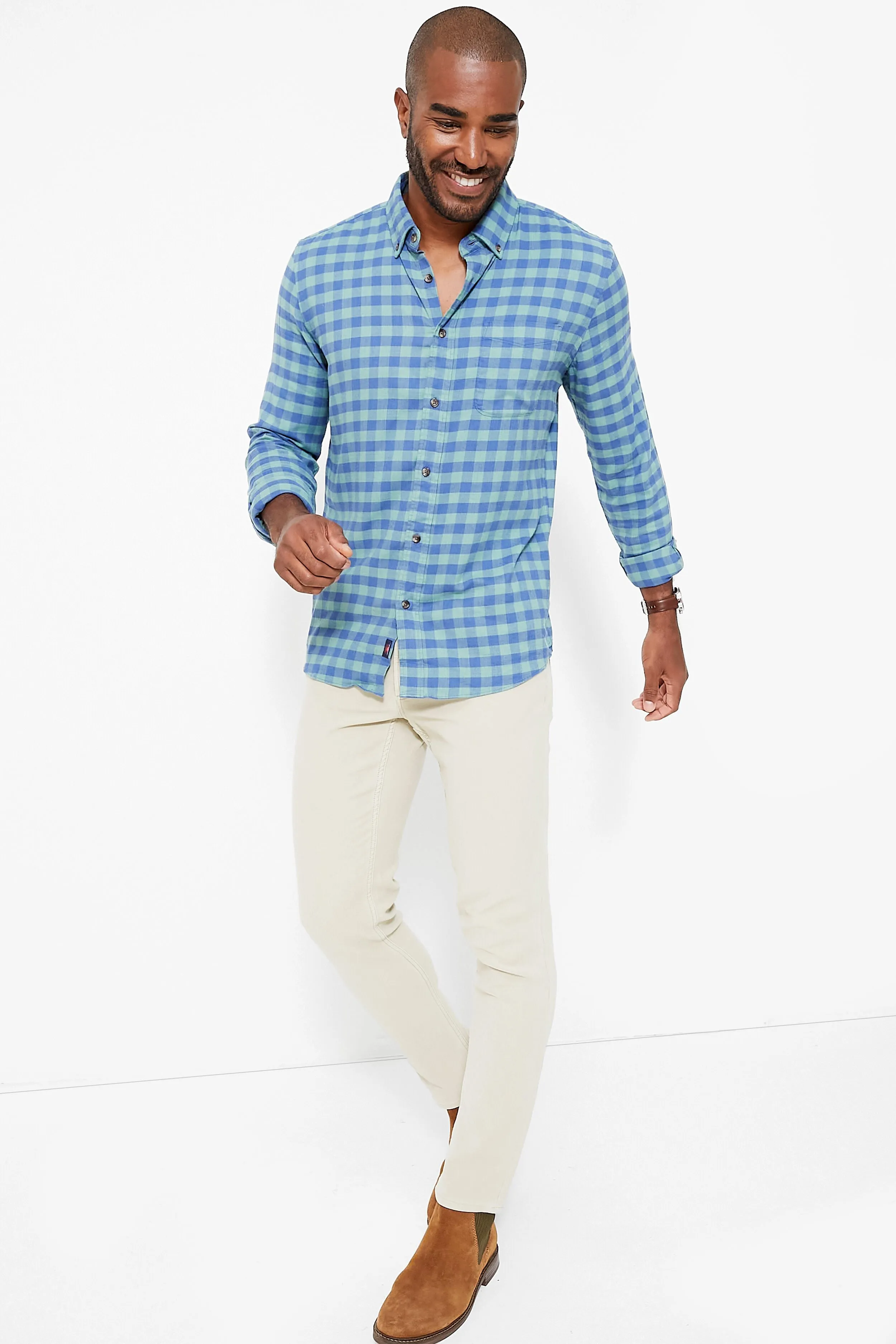 Moss Cove Gingham All Time Shirt