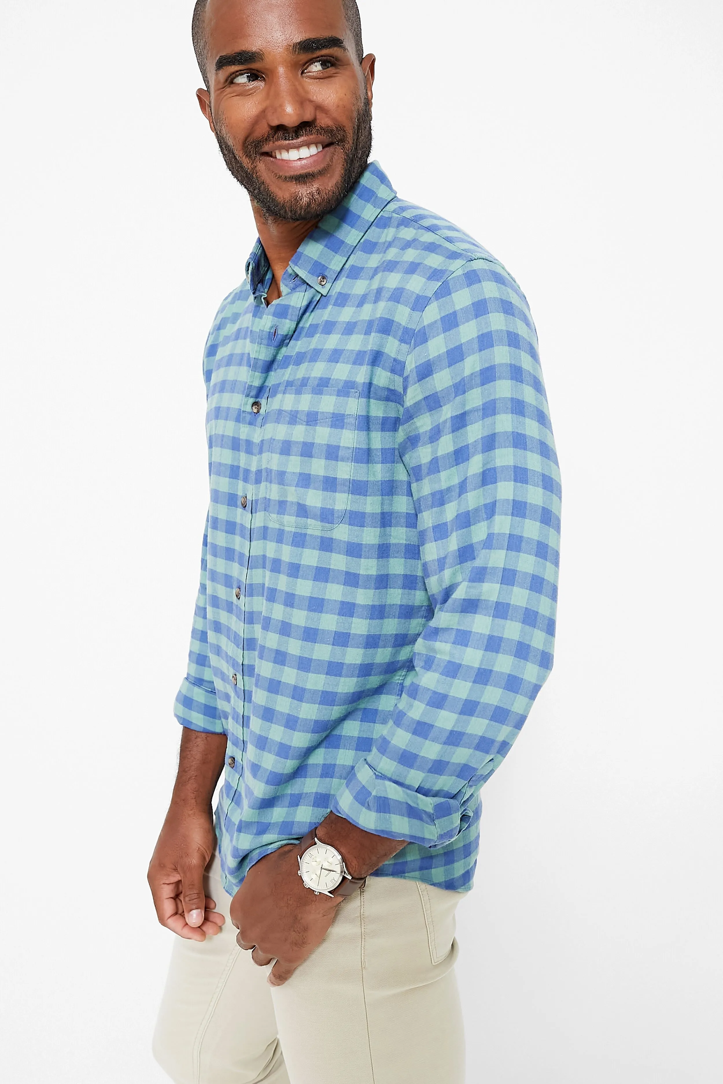 Moss Cove Gingham All Time Shirt