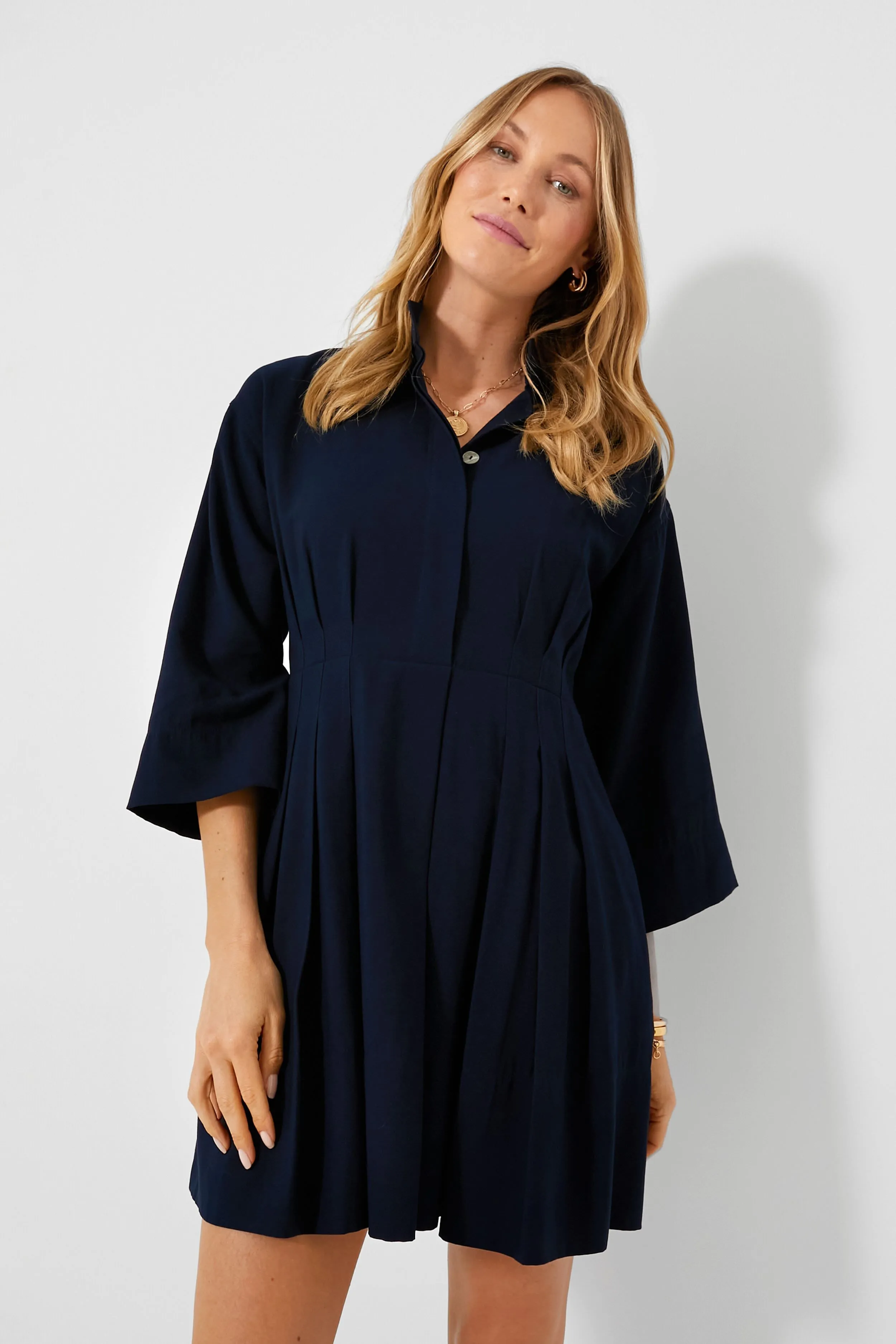 Navy Darien Dress