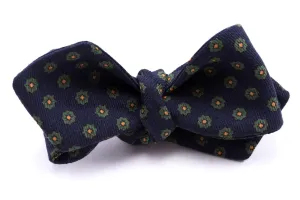 Navy Neats Wool Challis Bow Tie