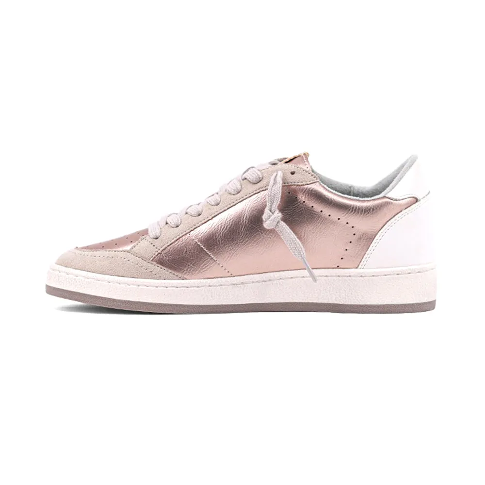 Paz Metallic Lace Up Sneakers