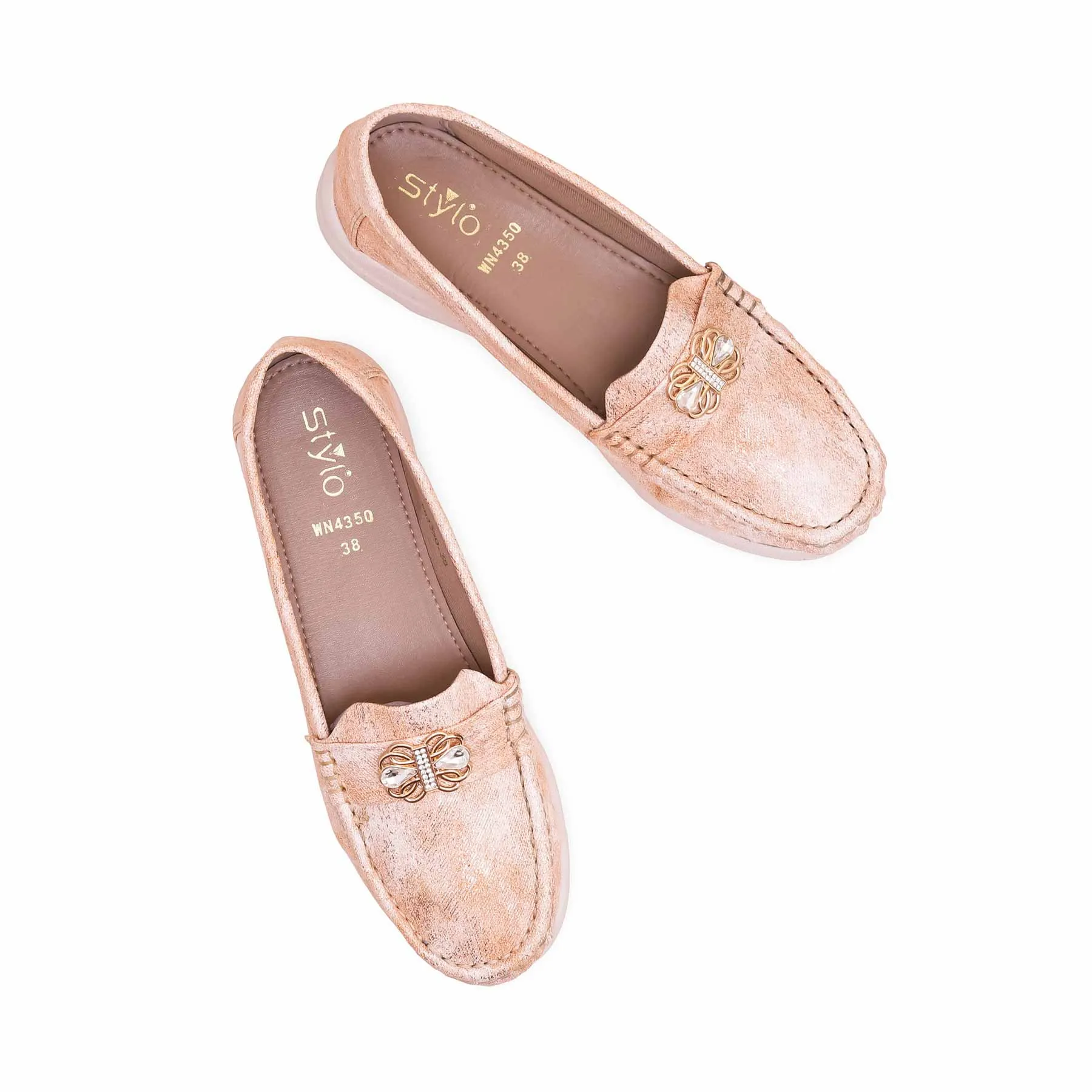 Peach Winter Moccasin WN4350