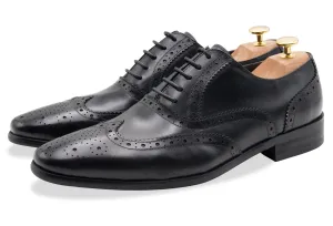 Salvador Wingtip Black Oxford