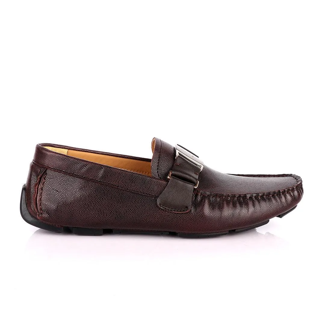 Salvatore Ferragamo Men's Brown Drivers