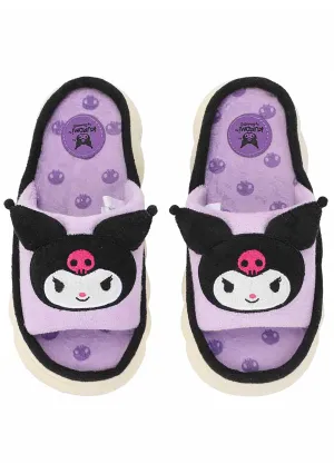 Sanrio Kuromi 3D Character Plush Slides