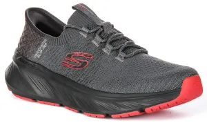 Skechers Edgeride Raygo In Grey Red For Men