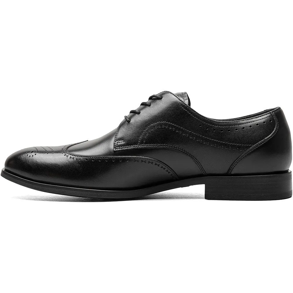 Stacy Adams Black BRAYDEN Wingtip Oxford Shoes