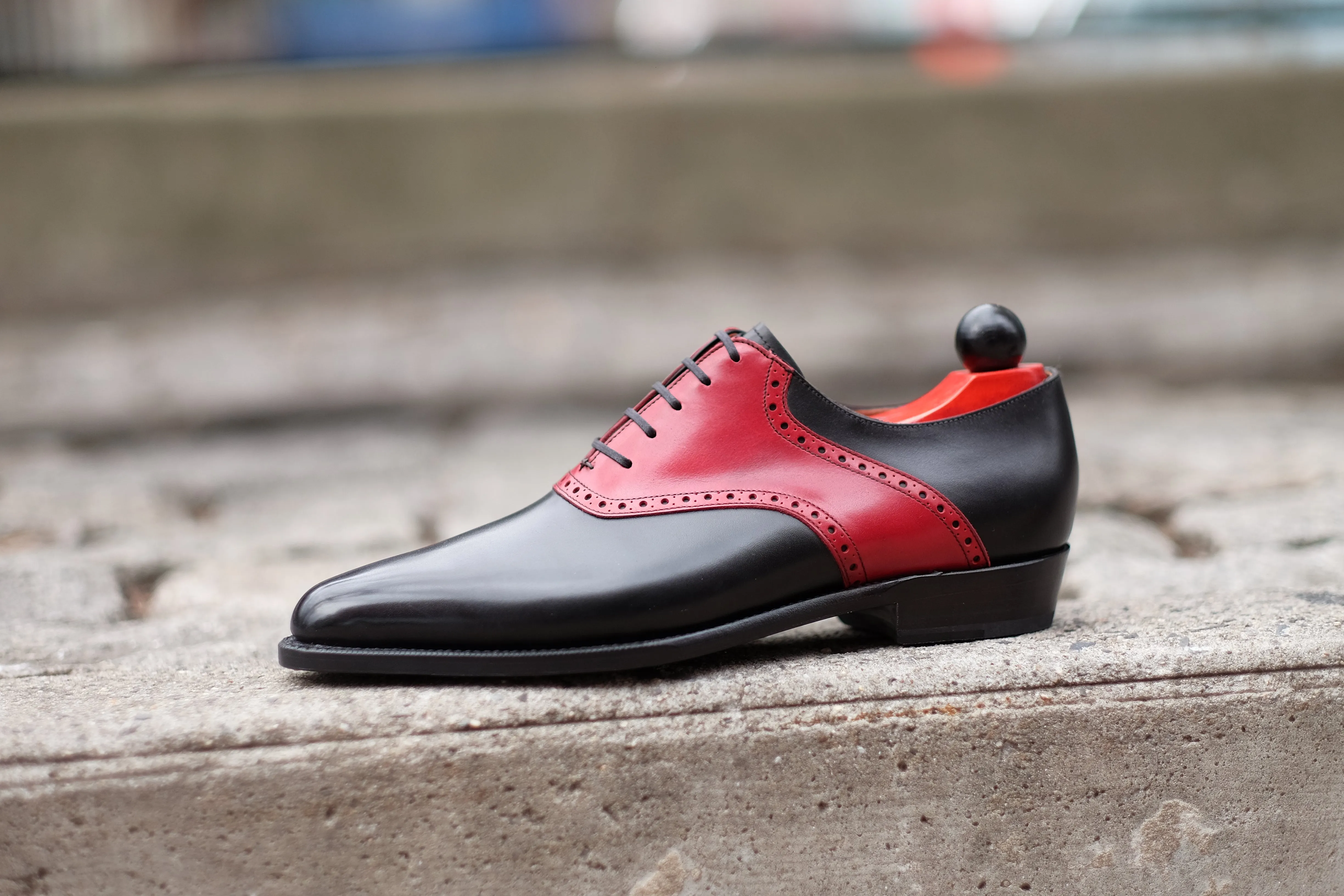 Stefano Redux - Black Calf / Red Calf