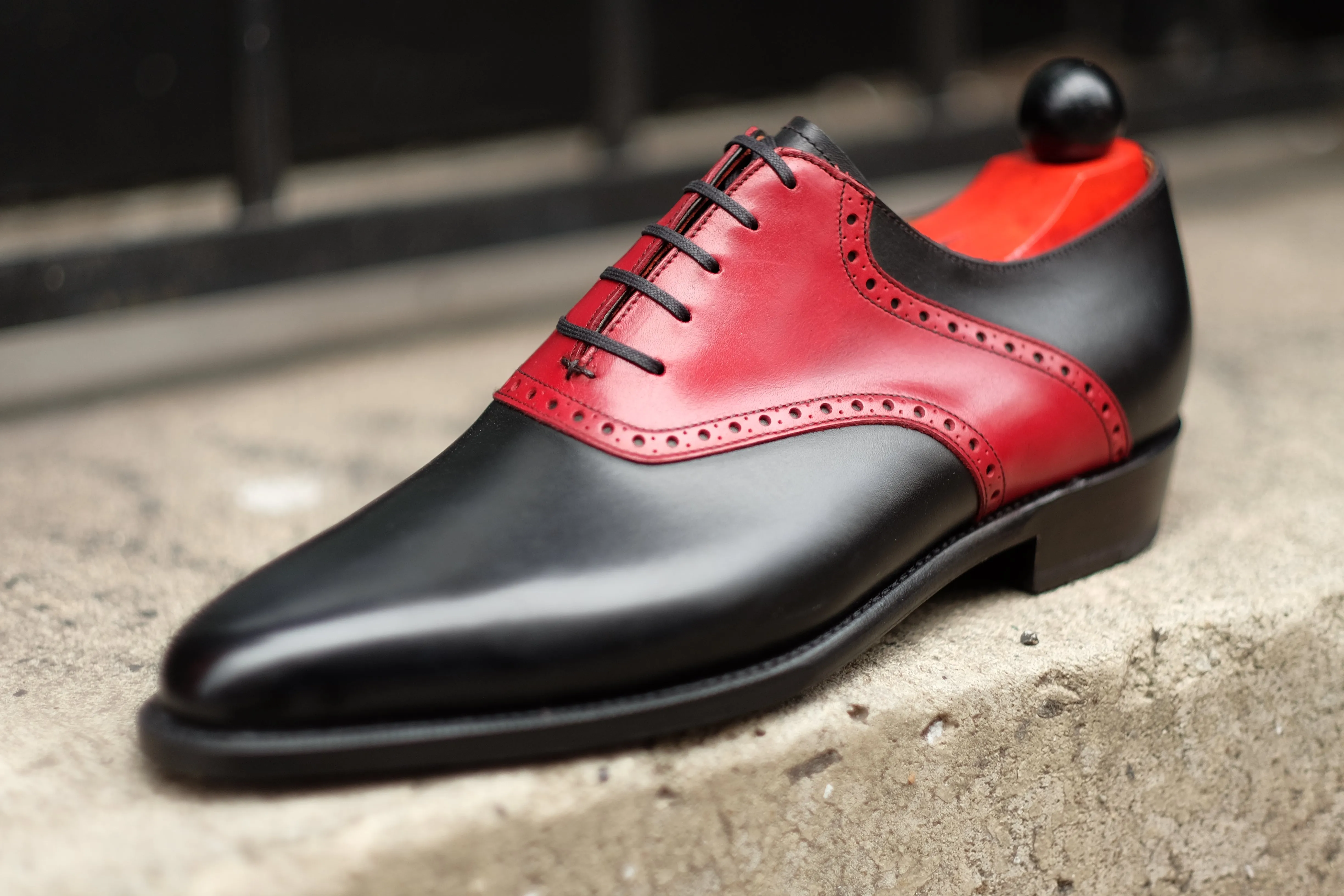 Stefano Redux - Black Calf / Red Calf