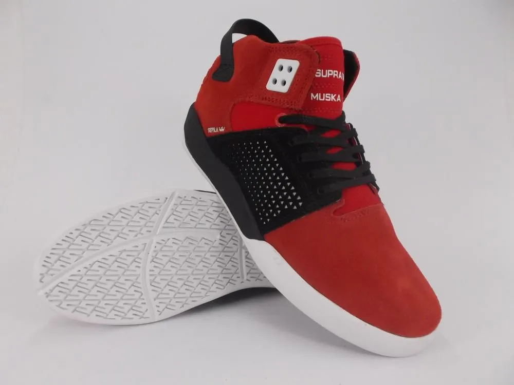 Supra sneakers alta da uomo Skytop III 08000 602 M rosso-nero